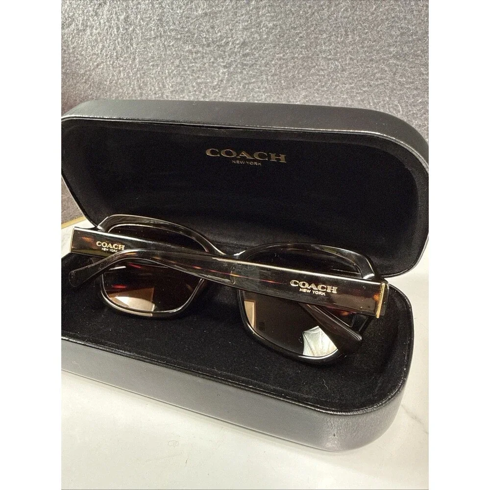 Coach HC 8160 L145T  Square Dark Tortoise Sunglasses 512013 56*17*135 Frame Only - Picture 12 of 12
